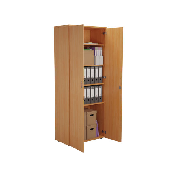 Jemini Wooden Cupboard 800x450x2000mm Beech KF811046