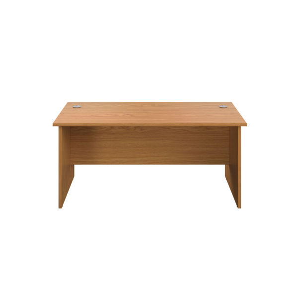 Jemini Rectangular Panel End Desk 1200x800x730mm Nova Oak KF804369