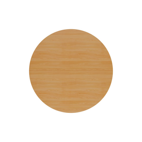 Jemini Round Meeting Table 1100x1100x730mm Beech KF90685