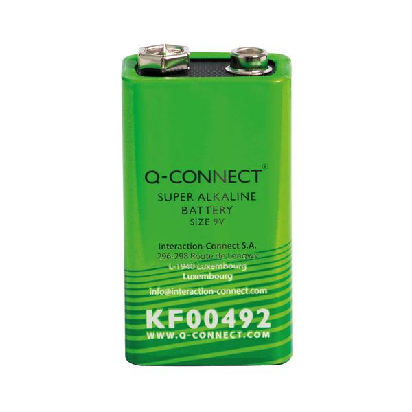 Q-Connect 9V High Performance Alkaline Battery KF00492