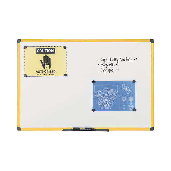Bi-Office Industrial Ultrabrite Magnetic Whiteboard Aluminium Frame 90x60cm MA0315177