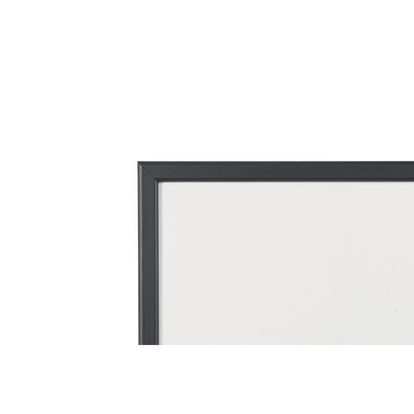 Bi-Office Basic Whiteboard Drywipe Surface Black Frame 90x60cm MP07001161