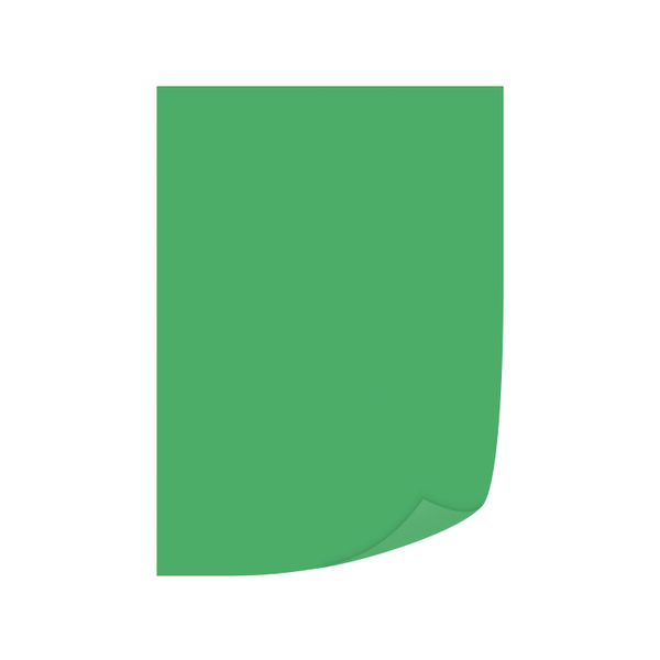 Q-Connect Bright Green Coloured A4 Copier Paper 80gsm Ream (Pack of 500) KF01429
