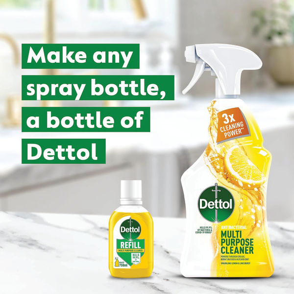 Dettol Multipurpose Clean Spray Refill Citrus 50ml (Pack of 15) 3276916