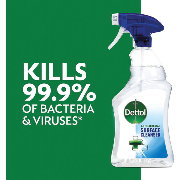 Dettol Surface Cleaner Trigger Spray No Fragrance 1L (Pack of 6) 3165417