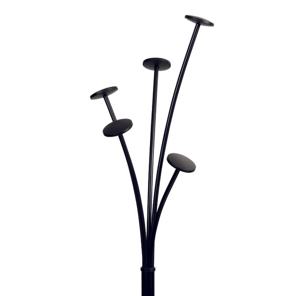 Alba Festival Coat Stand 350x350x1870mm Black PMFESTN