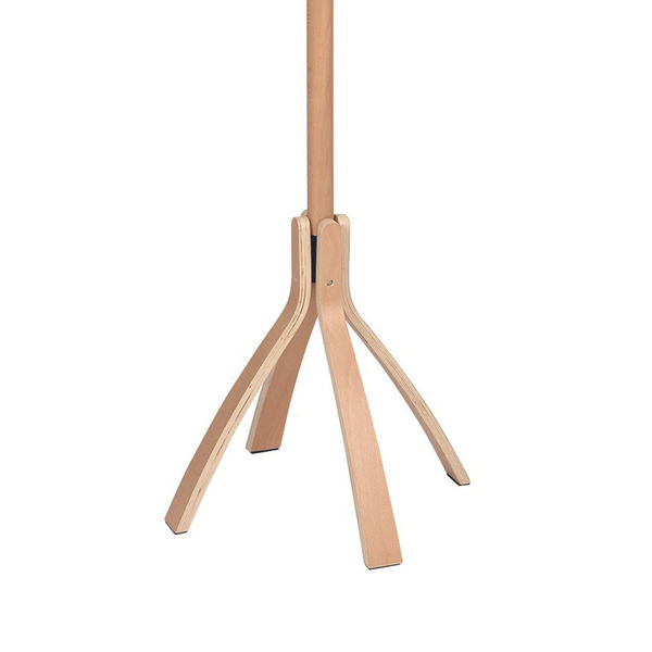 Alba Cafe Coat Stand 550x550x1760mm Light Wood ALB01243