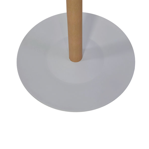 Alba Coat Stand 350x350x1750mm Beech/White ALB90566