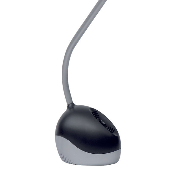 Alba Halox LED Desk Lamp 3/5.5W with UK Plug Black/Grey LEDX N UK