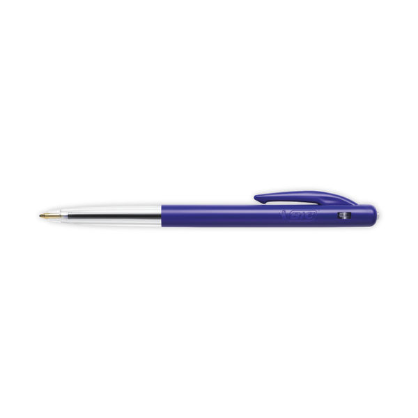 BIC Side-Clic Retractable Blue Ballpoint Pens, Pack of 50 - 1199190121