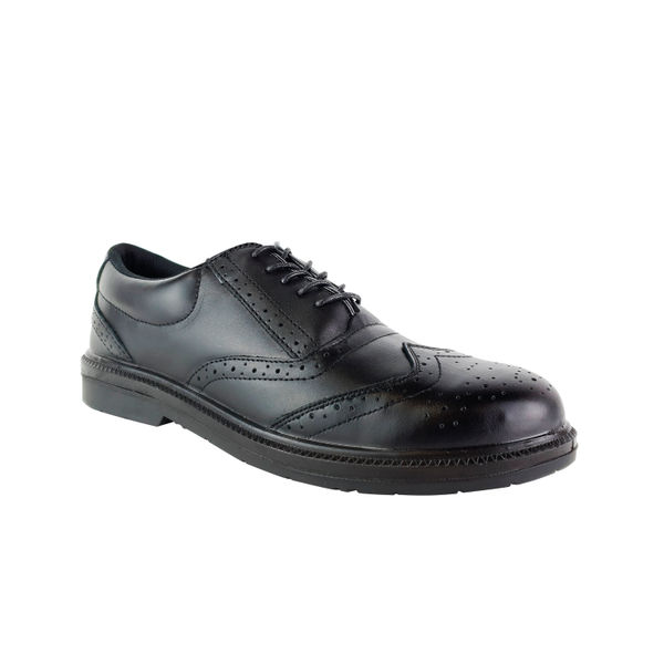 Samson Brogue Uniform Safety Shoe Black 10