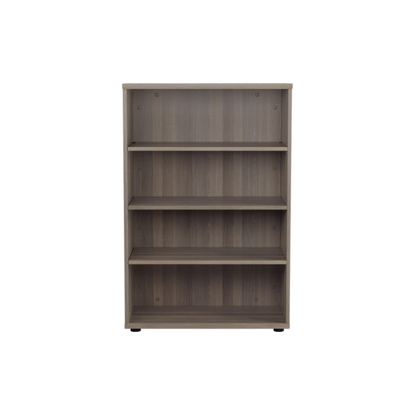 Jemini Wooden Bookcase 800x450x1200mm Grey Oak KF810346