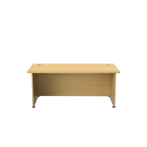 Avior Rectangular Executive Desk 1800x900x750mm Nova Oak KF821687