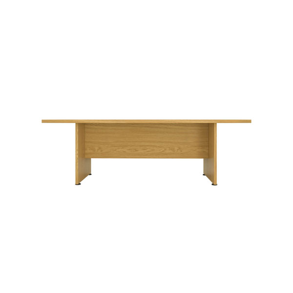 Avior Executive Boardroom Meeting Table 2400x1250x750mm Nova Oak KF821915