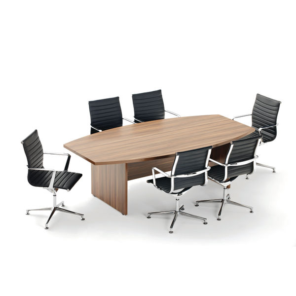 Avior Executive Boardroom Meeting Table 2400x1250x750mm Nova Oak KF821915