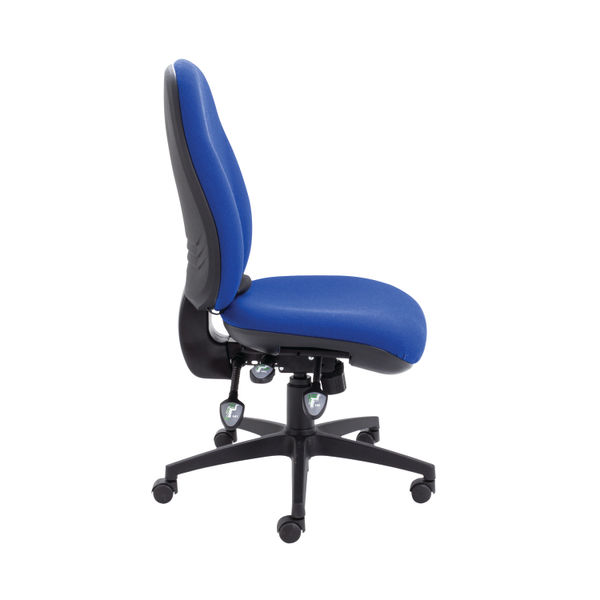 Arista High Back Ergonomic Task Chair 700x700x1040-1160mm Blue KF78700