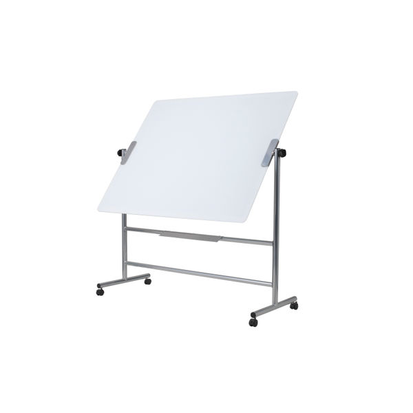 Bi-Office Glass Mobile Board Double-Sided Magnetic Surface 150x120cm GQR0450