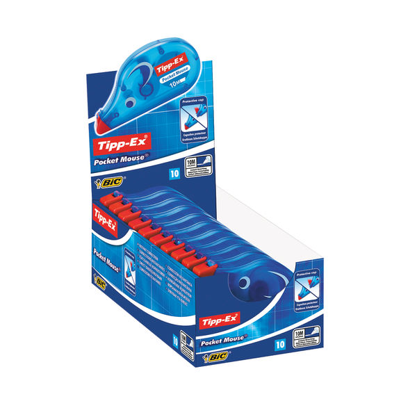 Tipp-Ex Pocket Mouse Correction Roller (Pack of 10) 820789