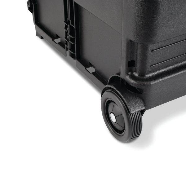 Folding Plastic Trolley Crate Black 0402012