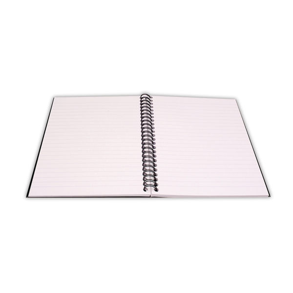 Q-Connect Hardback Casebound Notebook A5 Black (Pack of 3) KF03726