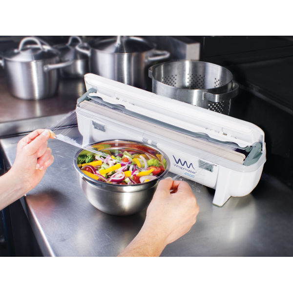 Wrapmaster 4500 Dispenser (Accepts refills up to 45cm in width, dispenses  foil or cling film) 63M97