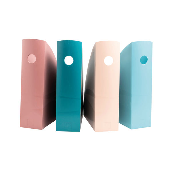 Exacompta Skandi Mag-Cube Magazine File Assorted (Pack of 4) 182606SETD