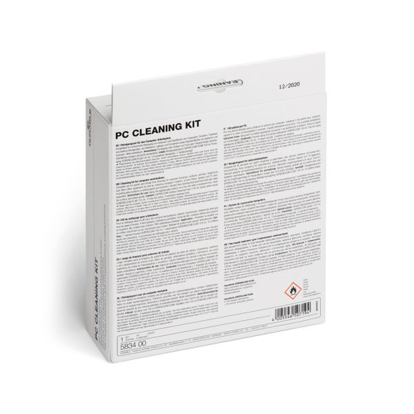 Durable PC Tech Cleaning Kit With Screen Spray, Foam Spray, Wipes and Keyboard Tool 583300