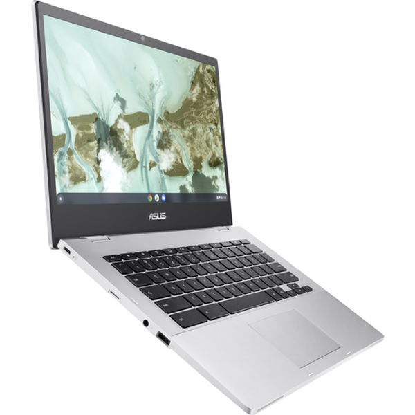 ASUS Chromebook N4020 14 Inch FHD Intel Celeron N 4GB LPDDR4-SDRAM 64GB Silver CX1400CMAEB0130