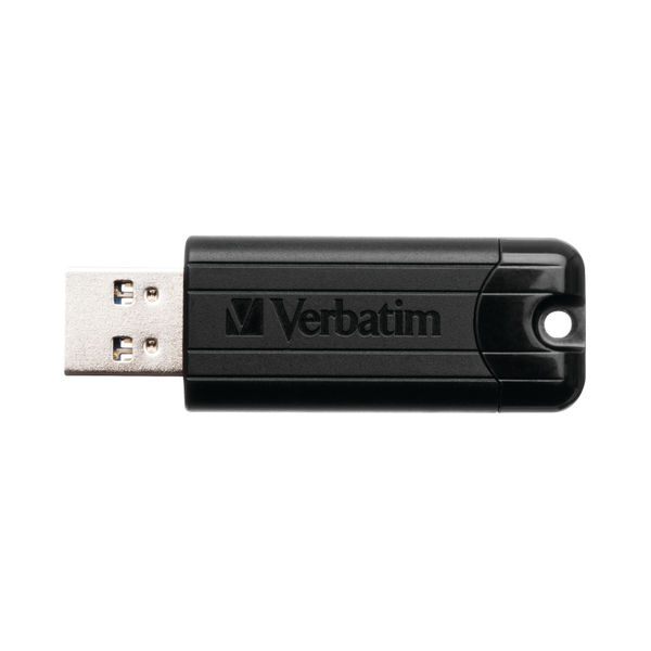 Verbatim Black Pinstripe 16GB USB 3.0 Flash Drive 49316