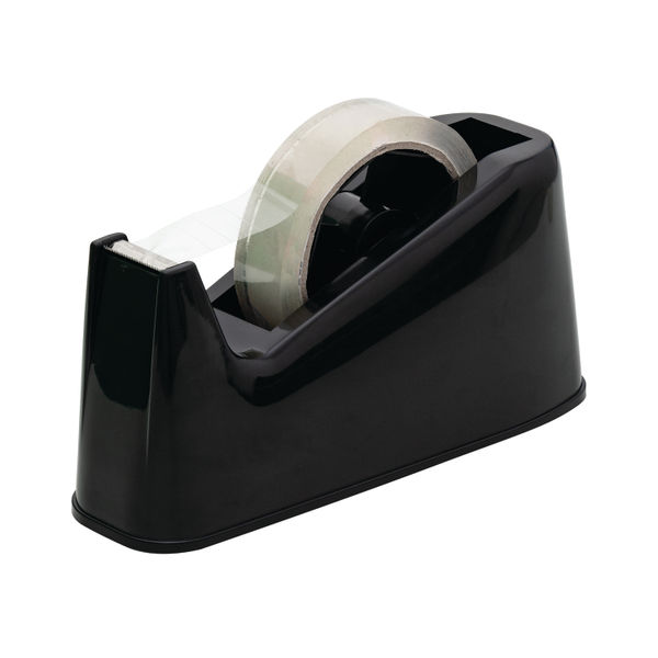 Q-Connect Tape Dispenser Extra Large for 25mm x 33/66m Tape Black MPTDPKPBLK