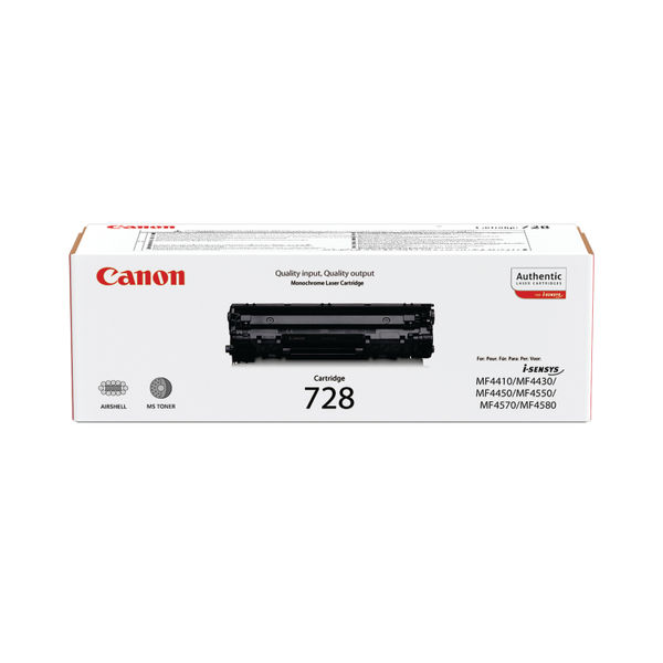 Canon 728 Toner Cartridge Black 3500B002