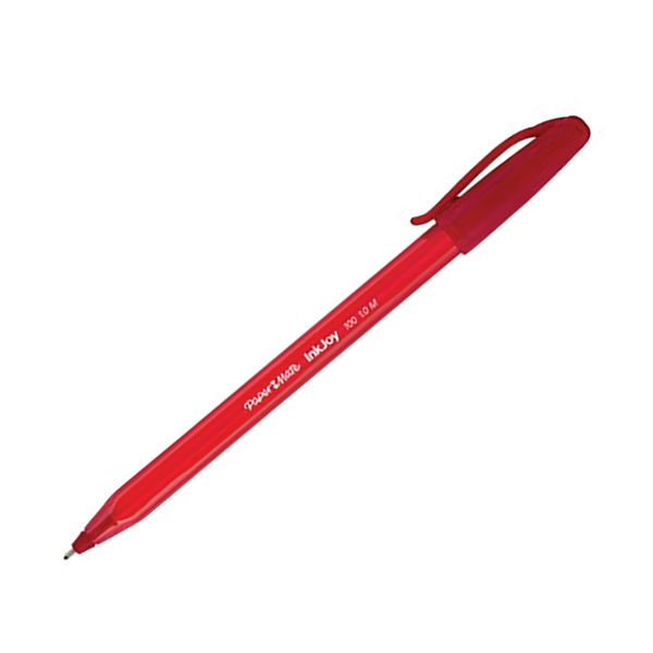 PaperMate InkJoy 100 Ballpoint Pen Medium Red (Pack of 50) S0957140