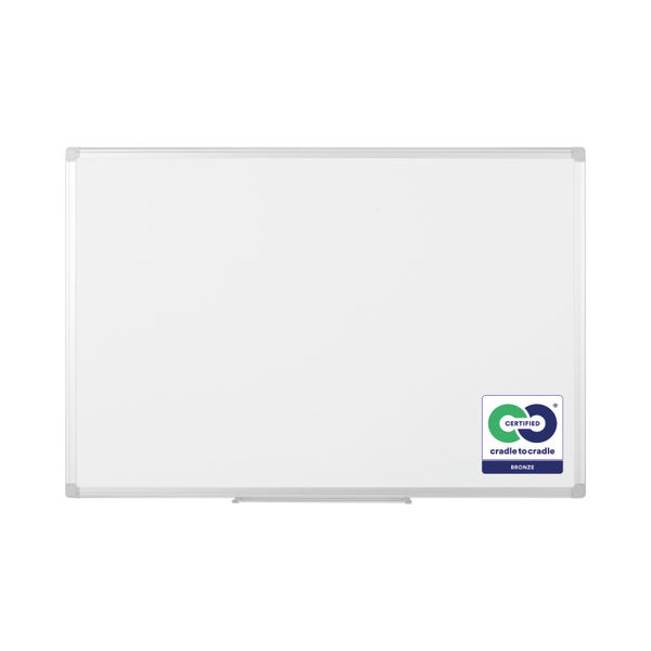 Bi-Office Earth Non-Magnetic Melamine Drywipe Board 900x600mm MA0300790