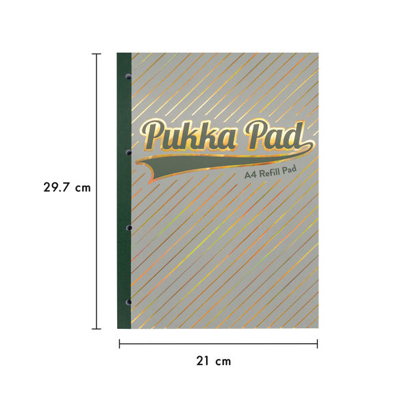 Pukka Pad Haze Refill 300 Page A4 Assorted (Pack of 3) 9877AST-HZE