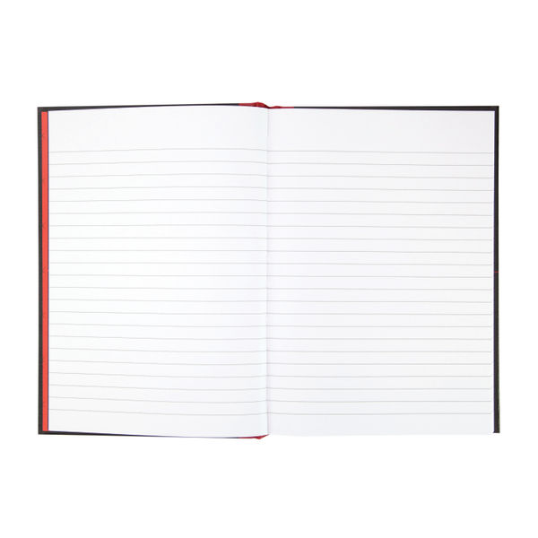 Black n' Red Casebound Hardback Notebook 192 Pages A5 (Pack of 5) 100080459