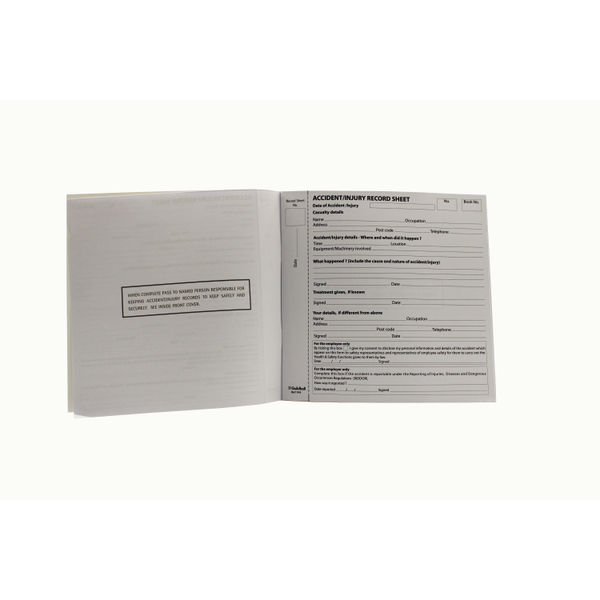 Guildhall Accident and Injury Book Compliant with DPA (Pack of 5) T44
