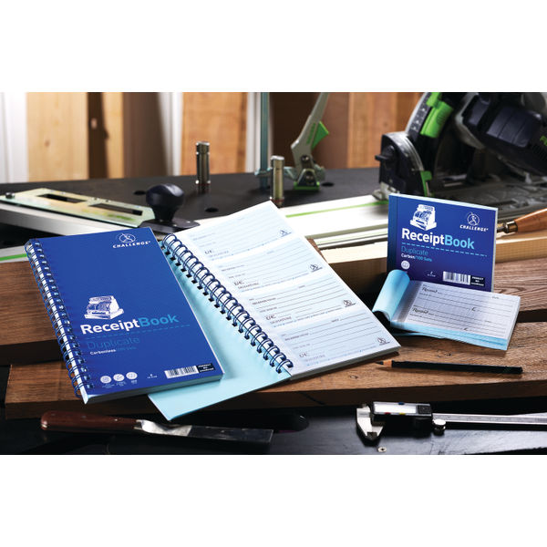 Challenge Receipt Books Pack of 5 with 100 Receipts D63053 Now on