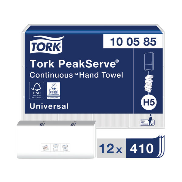 Tork PeakServe Continuous Hand Towels (Pack of 12) SCA85606