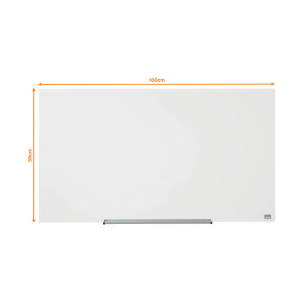 Nobo Impression Pro Glass Magnetic Whiteboard 1000 x 560mm 1905176