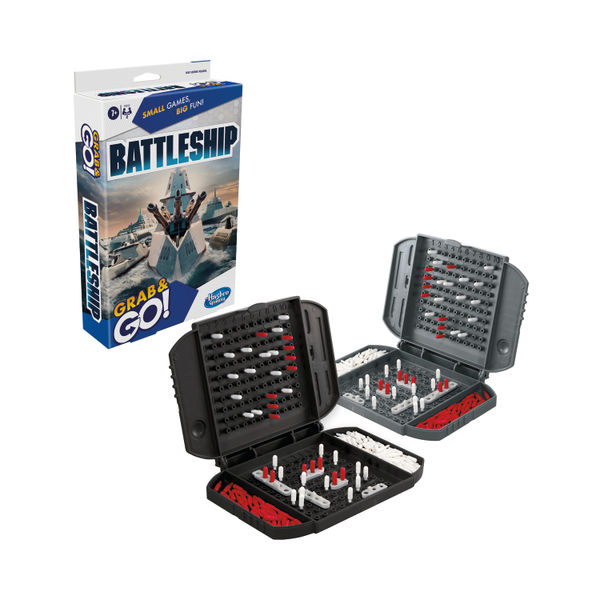 Hasbro Battleship Grab and Go Portable Game 285 F8252