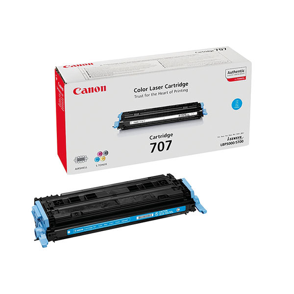 Canon 707C Toner Cartridge Cyan 9423A004