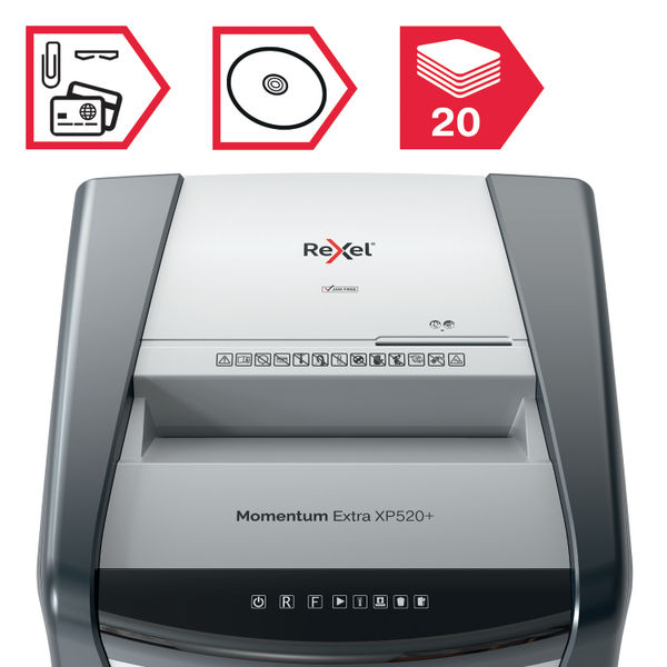 Rexel Momentum Extra XP520+ Cross-Cut Shredder 2021520MEU