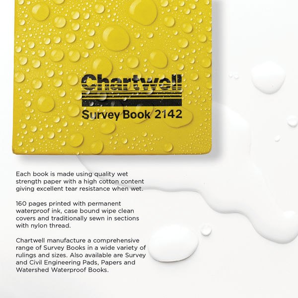 Exacompta Chartwell Weather Resistant Dimensions Book 106x205mm 2142