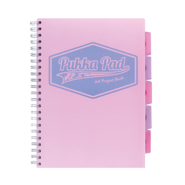 Pukka Pad Pastel Project Book A4 (Pack of 3) 8630-PST