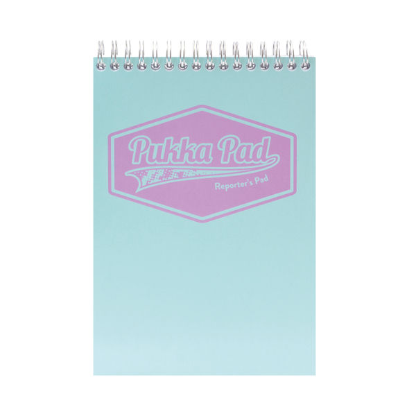 Pukka Pad Pastel Reporters Pad 140x205mm (Pack of 3) 8907-PST