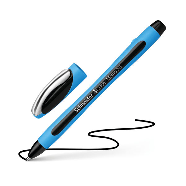 Schneider Slider Memo XB Ballpoint Pen Large Black (Pack of 10) 150201