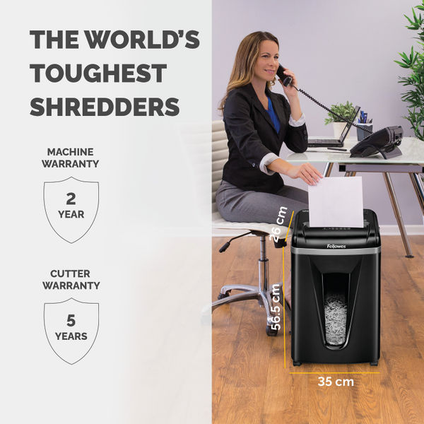 Fellowes 450M Micro-Cut Shredder Black 4074201