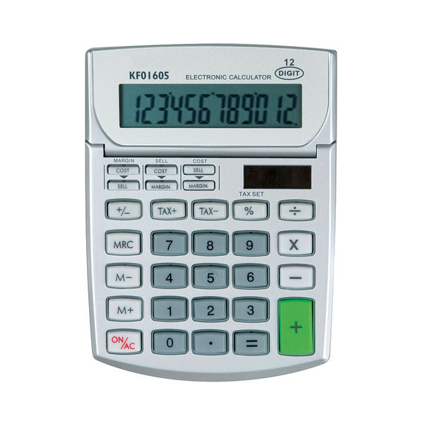 Q-Connect Semi-Desktop Calculator 12-Digit KF01605