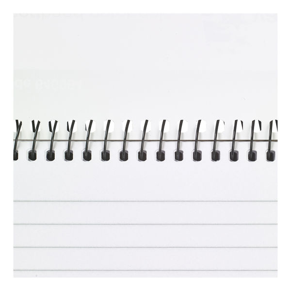 5 Star Shorthand Pad Wirebound 60gsm Ruled 300pp 127x200mm Black/White (Pack of 5)
