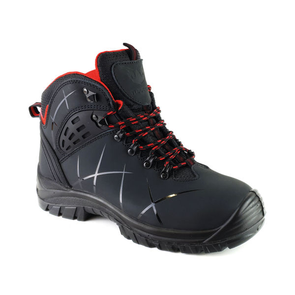 Tuffking Synapse Safety Hiker Boot Steel Toe Cap Black 10
